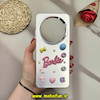 قاب گوشی Redmi 14C - Poco C75 شیائومی So CooL اورجینال فانتزی عروسکی برجسته لوکس لنز کرومی طرح BARBIE نقره ای کد 56228