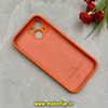قاب گوشی iPhone 15 آیفون سیلیکونی اورجینال پاک کنی درجه یک زیربسته نارنجی کد 56251