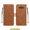 کیف گوشی Galaxy J5 2015 / J500 سامسونگ مگنتی طرح چرم کتابی بنددار عسلی کد 47376