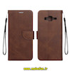 کیف گوشی Galaxy J5 2015 / J500 سامسونگ مگنتی طرح چرم کتابی بنددار قهوه ای کد 47377