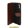 کیف گوشی Galaxy J5 2015 / J500 سامسونگ مگنتی طرح چرم کتابی بنددار قهوه ای کد 47377