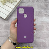 قاب گوشی Redmi 9C - Redmi 10A - Poco C3 شیائومی سیلیکونی اورجینال پاک کنی درجه یک زیربسته بنفش کد 56495