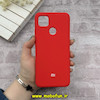 قاب گوشی Redmi 9C - Redmi 10A - Poco C3 شیائومی سیلیکونی اورجینال پاک کنی درجه یک زیربسته قرمز کد 56498