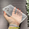 قاب گوشی Poco X5 Pro شیائومی پشت طلقی HARD سخت شیشه ای شفاف محافظ لنزدار کپسولی بی رنگ کد 56265