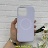 قاب گوشی iPhone 16 Pro Max آیفون سیلیکونی پاستیلی اورجینال Case پاک کنی مگ سیف دار MagSafe داخل مخملی درجه یک یاسی کد 56660