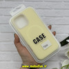 قاب گوشی iPhone 16 Pro Max آیفون سیلیکونی پاستیلی اورجینال Case پاک کنی مگ سیف دار MagSafe داخل مخملی درجه یک زرد کد 56663