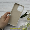 قاب گوشی iPhone 16 Pro Max آیفون سیلیکونی پاستیلی اورجینال Case پاک کنی مگ سیف دار MagSafe داخل مخملی درجه یک کرم کد 56665