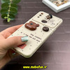 قاب گوشی Galaxy A10S سامسونگ سیلیکونی ژله ای فانتزی عروسکی برجسته طرح Coffee محافظ لنزدار کرم کد 56885
