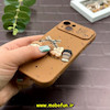 قاب گوشی iPhone 15 آیفون سیلیکونی ژله ای فانتزی عروسکی برجسته طرح Coffee محافظ لنزدار قهوه ای کد 56948