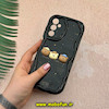 قاب گوشی Galaxy A14 سامسونگ ژله ای سولید SOLID منحنی سه بعدی برجسته عروسکی Friends خرسی تدی محافظ لنز دار مشکی کد 57096