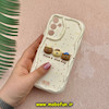 قاب گوشی Galaxy A15 سامسونگ ژله ای سولید SOLID منحنی سه بعدی برجسته عروسکی Friends خرسی تدی محافظ لنز دار سفید کد 57097