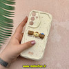 قاب گوشی Galaxy A35 سامسونگ ژله ای سولید SOLID منحنی سه بعدی برجسته عروسکی Friends خرسی تدی محافظ لنز دار سفید کد 57107