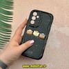 قاب گوشی Galaxy A54 سامسونگ ژله ای سولید SOLID منحنی سه بعدی برجسته عروسکی Friends خرسی تدی محافظ لنز دار مشکی کد 57112