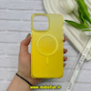 قاب گوشی iPhone 13 Pro Max آیفون طلقی HARD اورجینال Mobile Case کرومی ایربگ دار مگ سیف دار زرد کد 57136