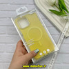 قاب گوشی iPhone 13 Pro Max آیفون طلقی HARD اورجینال Mobile Case کرومی ایربگ دار مگ سیف دار زرد کد 57136
