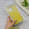 قاب گوشی iPhone 14 Pro Max آیفون طلقی HARD اورجینال Mobile Case کرومی ایربگ دار مگ سیف دار زرد کد 57142