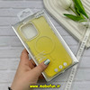 قاب گوشی iPhone 14 Pro Max آیفون طلقی HARD اورجینال Mobile Case کرومی ایربگ دار مگ سیف دار زرد کد 57143