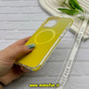 قاب گوشی iPhone 16 Pro Max آیفون طلقی HARD اورجینال Mobile Case کرومی ایربگ دار مگ سیف دار زرد کد 57145