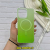 قاب گوشی iPhone 16 Pro Max آیفون طلقی HARD اورجینال Mobile Case کرومی ایربگ دار مگ سیف دار سبز کد 57146