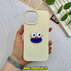 قاب گوشی iPhone 13 Pro Max آیفون سیلیکونی توسکا برفی عروسکی برجسته میم کرم کد 57193