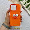 قاب گوشی iPhone 15 Pro آیفون سیلیکونی توسکا برفی عروسکی برجسته میم نارنجی کد 57211