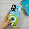 قاب گوشی Galaxy A15 سامسونگ کبریتی چرمی اورجینال Unique Case محافظ لنزدار کپسولی سالیوان و مایک کد 57229