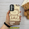 قاب گوشی Galaxy A15 سامسونگ کبریتی چرمی اورجینال Unique Case محافظ لنزدار کپسولی تدی کد 57230