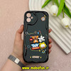 قاب گوشی Galaxy A05 سامسونگ ژله ای سولید SOLID منحنی سه بعدی برجسته عروسکی TOY STORY محافظ لنز دار مشکی کد 57795