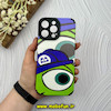 قاب گوشی iPhone 15 Pro Max آیفون کبریتی چرمی اورجینال Unique Case محافظ لنزدار کپسولی مایک کد 57305