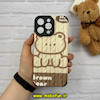 قاب گوشی iPhone 15 Pro Max آیفون کبریتی چرمی اورجینال Unique Case محافظ لنزدار کپسولی تدی کد 57307