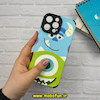 قاب گوشی iPhone 16 Pro Max آیفون کبریتی چرمی اورجینال Unique Case محافظ لنزدار کپسولی سالیوان و مایک کد 57312