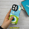 قاب گوشی iPhone 16 Pro آیفون کبریتی چرمی اورجینال Unique Case محافظ لنزدار کپسولی سالیوان و مایک کد 57310