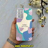 قاب گوشی Galaxy A15 سامسونگ چاپ فانتزی درجه یک So CooL محافظ لنز دار کرومی طرح Keep Smiling کد 57617