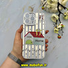 قاب گوشی iPhone 16 Pro Max آیفون چاپ فانتزی درجه یک So CooL محافظ لنز دار کرومی طرح Home کد 57694