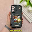قاب گوشی Galaxy A05S سامسونگ ژله ای سولید SOLID منحنی سه بعدی برجسته عروسکی TOY STORY محافظ لنز دار مشکی کد 57797