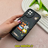 قاب گوشی Galaxy A12 - Galaxy M12 سامسونگ ژله ای سولید SOLID منحنی سه بعدی برجسته عروسکی TOY STORY محافظ لنز دار مشکی کد 57803
