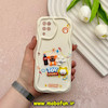 قاب گوشی Galaxy A12 - Galaxy M12 سامسونگ ژله ای سولید SOLID منحنی سه بعدی برجسته عروسکی TOY STORY محافظ لنز دار کرم کد 57804