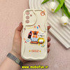 قاب گوشی Galaxy A14 سامسونگ ژله ای سولید SOLID منحنی سه بعدی برجسته عروسکی TOY STORY محافظ لنز دار کرم کد 57807
