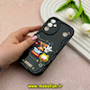 قاب گوشی Galaxy A15 سامسونگ ژله ای سولید SOLID منحنی سه بعدی برجسته عروسکی TOY STORY محافظ لنز دار مشکی کد 57808