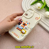 قاب گوشی Galaxy A15 سامسونگ ژله ای سولید SOLID منحنی سه بعدی برجسته عروسکی TOY STORY محافظ لنز دار کرم کد 57809