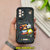 قاب گوشی Galaxy A32 4G سامسونگ ژله ای سولید SOLID منحنی سه بعدی برجسته عروسکی TOY STORY محافظ لنز دار مشکی کد 57823