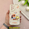قاب گوشی Galaxy A32 4G سامسونگ ژله ای سولید SOLID منحنی سه بعدی برجسته عروسکی TOY STORY محافظ لنز دار کرم کد 57824