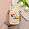 قاب گوشی Galaxy A35 سامسونگ ژله ای سولید SOLID منحنی سه بعدی برجسته عروسکی TOY STORY محافظ لنز دار کرم کد 57827