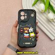 قاب گوشی Redmi Note 12 4G شیائومی ژله ای سولید SOLID منحنی سه بعدی برجسته عروسکی TOY STORY محافظ لنز دار مشکی کد 57861