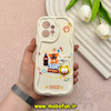 قاب گوشی Redmi Note 12 4G شیائومی ژله ای سولید SOLID منحنی سه بعدی برجسته عروسکی TOY STORY محافظ لنز دار کرم کد 57862