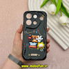 قاب گوشی Redmi Note 13 4G شیائومی ژله ای سولید SOLID منحنی سه بعدی برجسته عروسکی TOY STORY محافظ لنز دار مشکی کد 57865