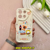 قاب گوشی Redmi Note 13 4G شیائومی ژله ای سولید SOLID منحنی سه بعدی برجسته عروسکی TOY STORY محافظ لنز دار کرم کد 57866
