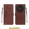 کیف گوشی Honor X9B آنر مگنتی طرح چرم کتابی نیلکین NILLKIN محافظ لنزدار بنددار قهوه ای کد 48164