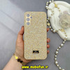 قاب گوشی Galaxy A14 سامسونگ نگین دار سواروسکی پلاک فلزی اورجینال محافظ لنز دار طلایی کد 57920