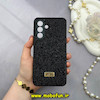 قاب گوشی Galaxy A36 سامسونگ نگین دار سواروسکی پلاک فلزی اورجینال محافظ لنز دار مشکی کد 57933